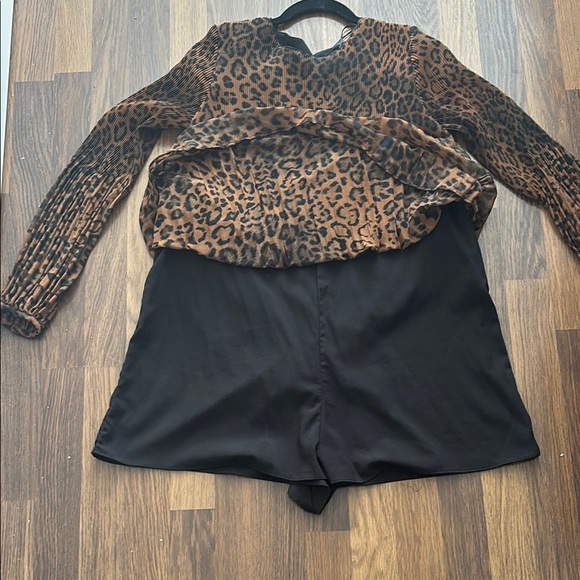 Zara Leopard Print Mini Dress - Picture 2 of 5